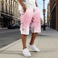 thumbnail image 5 of CONZONE Mens Cargo Shorts Gradient Color Straight Leg Cargo Shorts for Men Lightweight Relaxed Fit Outdoor Workout Shorts With Pockets, 5 of 5