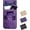 Purple, variant on Pocket Travel Wallet, Compact Hidden Travel Belt Wallet for Cards, Waist Belt Wallet with Belt Loops, Secure Hands-Free Carry for Cycling and Tourism, Black