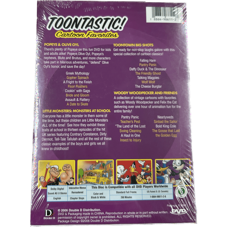 Toontastic Favorites 4-dvd Collector's Set: (DVD) - Walmart.com
