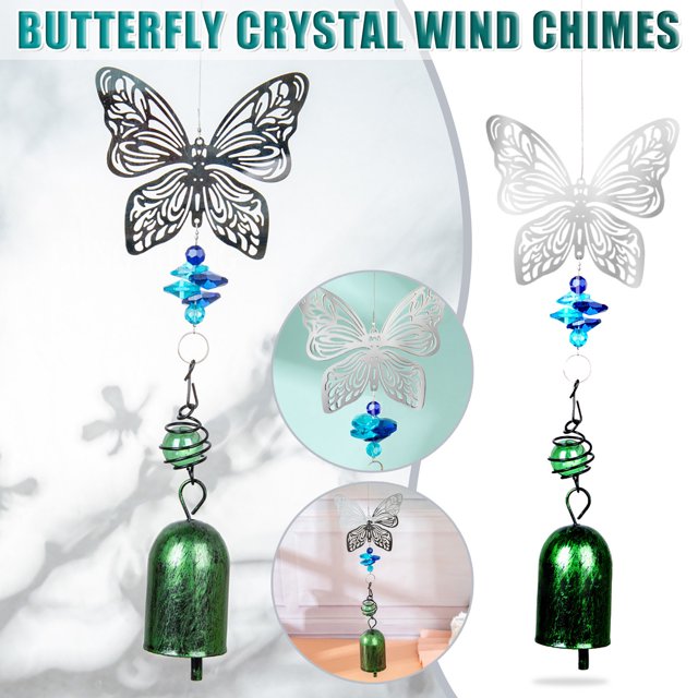 Xihbxyly Carillón de Viento con Colgante de Cristal, Elegante Diseño de Atrapasol, Cuentas de Colores Reflectantes, Decoración para El Hogar, El Jardín y La Oficina, Regalo Romántico para Familiares