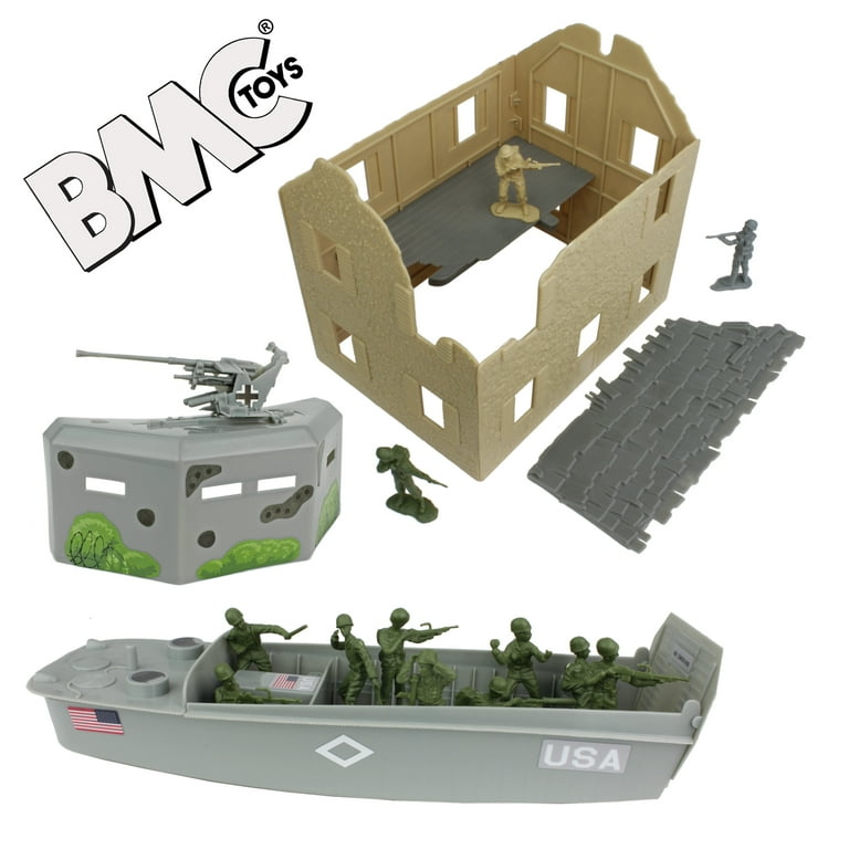 BMC WW2 D Day Plastic Army Men Invasion of Normandy 114pc Boxed