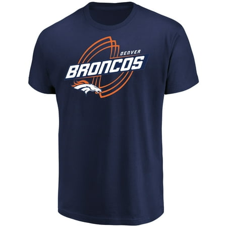 - Men's Majestic Navy Denver Broncos Pigskin Classic T-Shirt