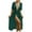 Army Green, variant on Kimono Swimsuit Coverup for Women Open Front Striped Pleated Tie Front Sheer Midi Cardigan Beach Cover Ups Swimwear