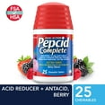 thumbnail image 3 of (2 pack) Pepcid Complete Acid Reducer + Antacid Chews, Berry, 25 Count, 3 of 13