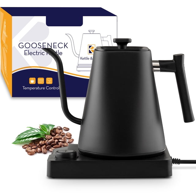 Hervidor eléctrico con cuello de cisne KETTLE & BLOOM de 1 litro con control de temperatura