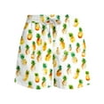 thumbnail image 3 of guisaled Swim Trunks Hawaiian Swim Shorts Men Drawstring Waisted Quick Dry Swim Trunks 7 Inch Inseam Lightweight Vacation Holiday Beach Shorts, 3 of 6
