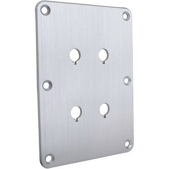 Dayton Audio DBPP-SI Double Binding Post Plate Silver Anodized