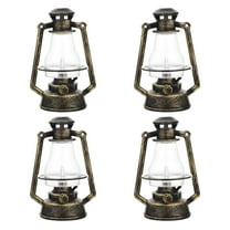 ELAYARD 4Pcs LED Kerosene Lantern Light Decor for Home Office Party Use