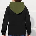 thumbnail image 5 of Likimi Toddler Boys 2 Piece Sets Long Sleeve Hooded Camouflage Print Shirts With Pants Fashion Outfit Set Green Size 12-13 Years, 5 of 5