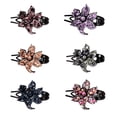 thumbnail image 4 of Pinzas Para El Pelo Con Diamantes De Imitación, Horquillas Para El Pelo Con Flores, Accesorios Para El Cabello Para Mujeres Y Niñas Cateissary CE008100-04, 4 of 6
