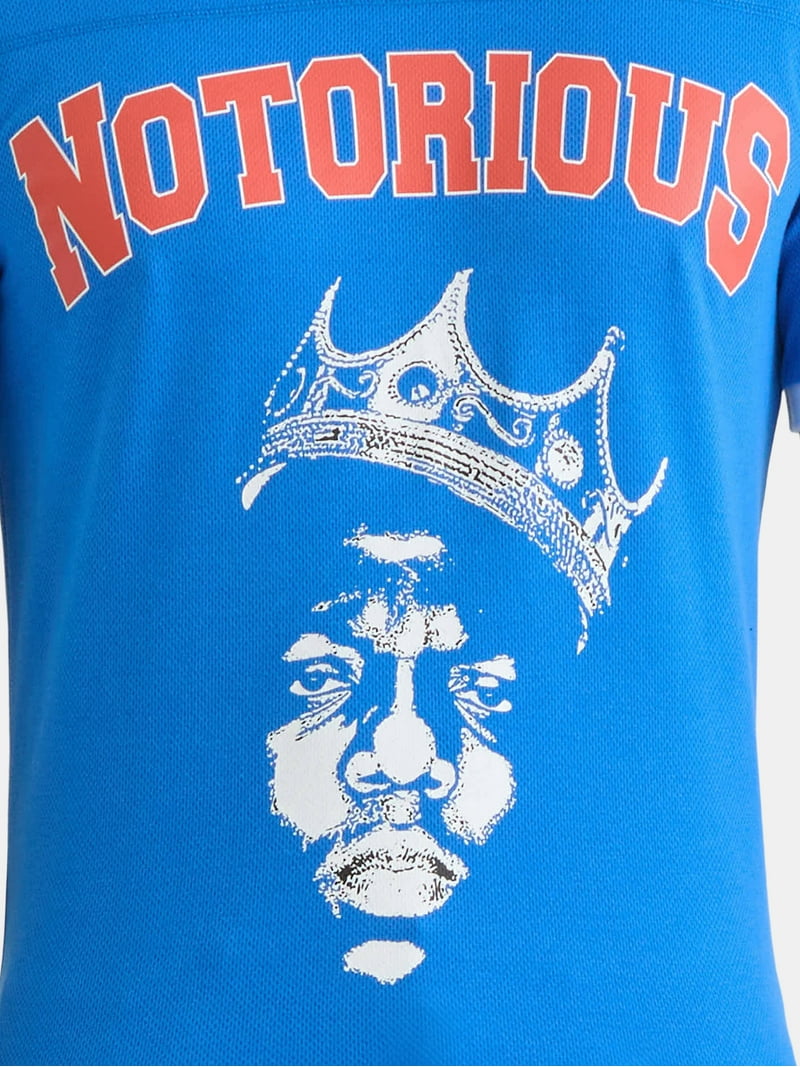 Notorious B.I.G. Men's and Big Men's Biggie Graphic Mesh