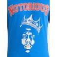 thumbnail image 4 of Notorious B.I.G. Men’s and Big Men's Biggie Graphic Mesh Football Jersey Style Shirt, Sizes XS-3XL, 4 of 5