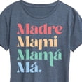 thumbnail image 3 of Instant Message - Madre, Mami, Mama, Ma - Women's Short Sleeve Graphic T-Shirt, 3 of 6