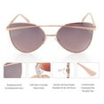 thumbnail image 4 of 2 Cateye Sunglasses for Adult Women Female with Case, Brown, 56mm, 4 of 6