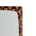 thumbnail image 3 of Ambesonne Damask Fitted Sheet, Vintage Floral Design Swirls, Twin Size, Maroon Sand Brown, 3 of 5