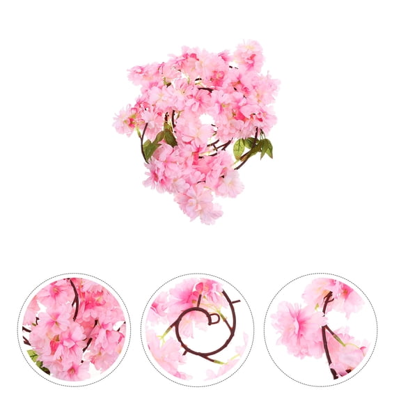 FOMIYES Faux Flower Vine Decorative Garland for Valentine's Day, Home Decor, Wedding, Party and Seasonal Decoration