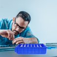 thumbnail image 3 of HEALEEP Toolbox Organization Hardware Parts Storage Box Blue HighDensity Polyethylene 1 Storage Box, 3 of 8