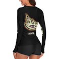 thumbnail image 3 of Tool Band Women's Sunscreen Shirt Long Sleeve Workout Tops Crewneck Soft Comfy Tees Casual T-Shirt M, 3 of 7