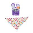 thumbnail image 4 of Disfraz de ganso de Pascua para estatua de 58 cm, divertido, creativo, decorativo, primaveral, con orejas de conejo y bufanda para patio, porche y Púrpura, 4 of 7