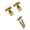 Gold, variant on Electric Guitar Roller String Retainers, Replacement Retainer Trees with Mounting Screws & Guides
