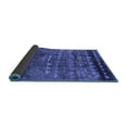 thumbnail image 2 of Ahgly Company Indoor Rectangle Solid Blue Modern Area Rugs, 2' x 4', 2 of 4