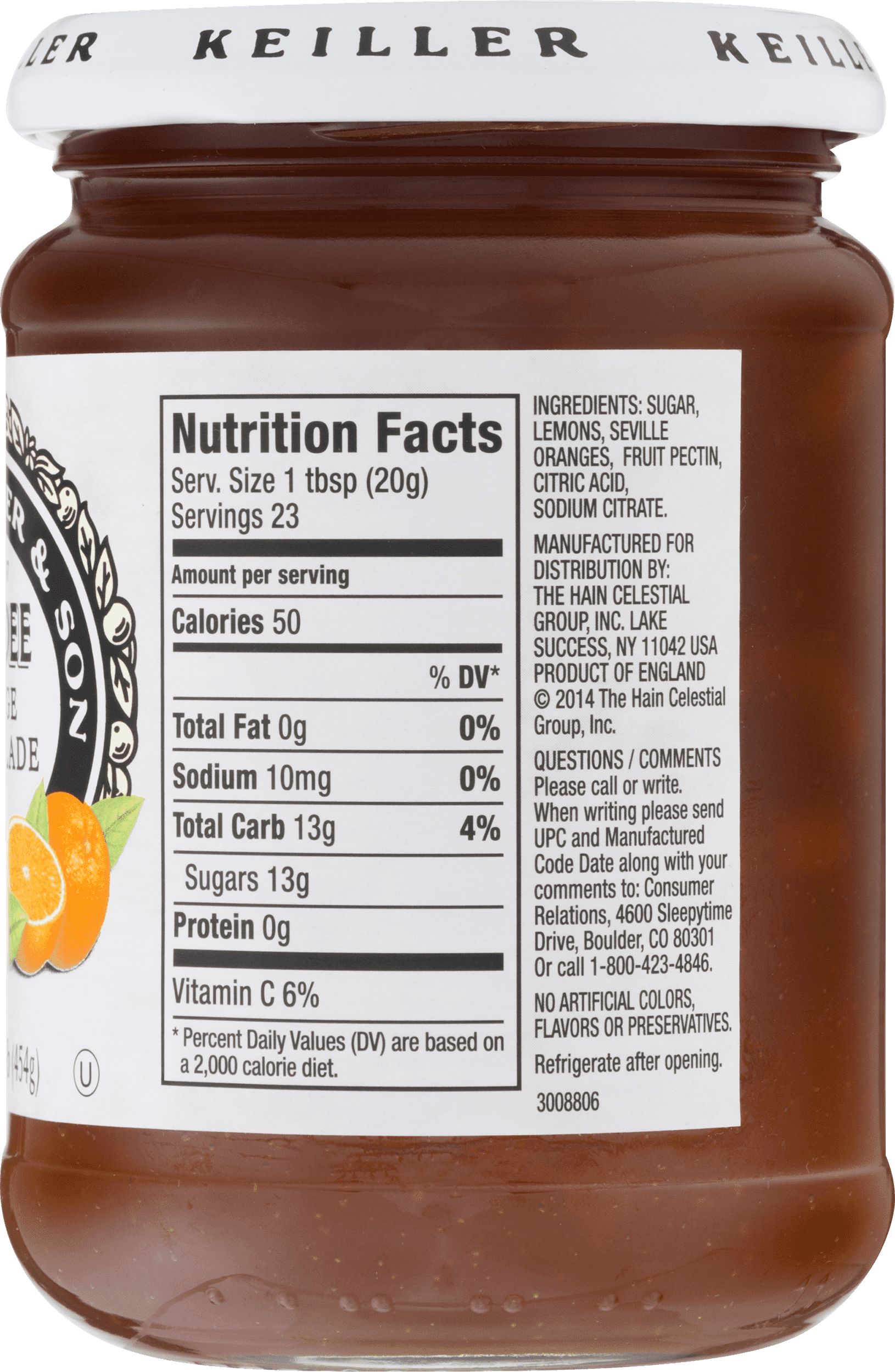 James Keiller & Son Dundee Orange Marmalade, 1.0 LB