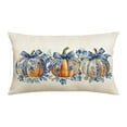 thumbnail image 2 of Funda de almohada de nailon y elastano, decoración navideña, 50 x 30 cm, ideal para el Día de Acción de Gracias, sofá, dormitorio, Halloween, otoño, decoración del hogar, adornos navideños., 2 of 6