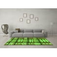 thumbnail image 3 of Ahgly Company Indoor Rectangle Abstract Green Modern Area Rugs, 2' x 5', 3 of 4