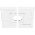 thumbnail image 2 of 26"OD x 6"ID x 9"C x 1"P Knox Architectural Grade PVC Contemporary Ceiling Medallion, Two Piece, 2 of 11