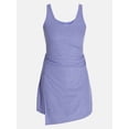 thumbnail image 5 of Athletic Works Women's and Women's Plus ButterCore Wrap Dress, Sizes XS-4X, 5 of 6