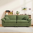 thumbnail image 3 of Nkurdsu 80.5" Loveseat, Corduroy Sectional Sofa Cloud Couch for Living Room, 2-Seat, Green, 3 of 6