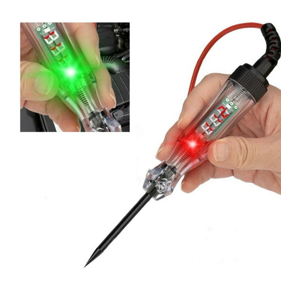 12V Multi-Function Car Circuit Tester With Led Display - Easy & Accurate