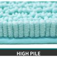 thumbnail image 5 of Alfombra de baño de Chenilla de Microfibra Peluda Antideslizante, 40 x 60 cm, Alfombra Lavable a máquina para baño, Ducha y baño, Cáscara de Pato, 5 of 5