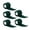 dark green, variant on 5 Pcs Self-Adherent Tape Elastic Cohesive Bandage Non-Woven Bandage First Aids Tape for Sports Wrist Ankle Fitness