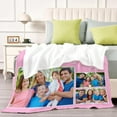 thumbnail image 5 of Mothers Day Blanket for Mom Grandma, Custom Blanket with Picture, Photo Collage Blankets Customized Blanket with Photos, Personalized Mother Day Birthday Gifts for Nana Grandpa Dad Friends Blankets, 5 of 5