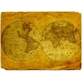 thumbnail image 2 of Vintage World Map Wall Mural by Wallmonkeys Peel and Stick Graphic (24 in W x 17 in H) WM324931, 2 of 4