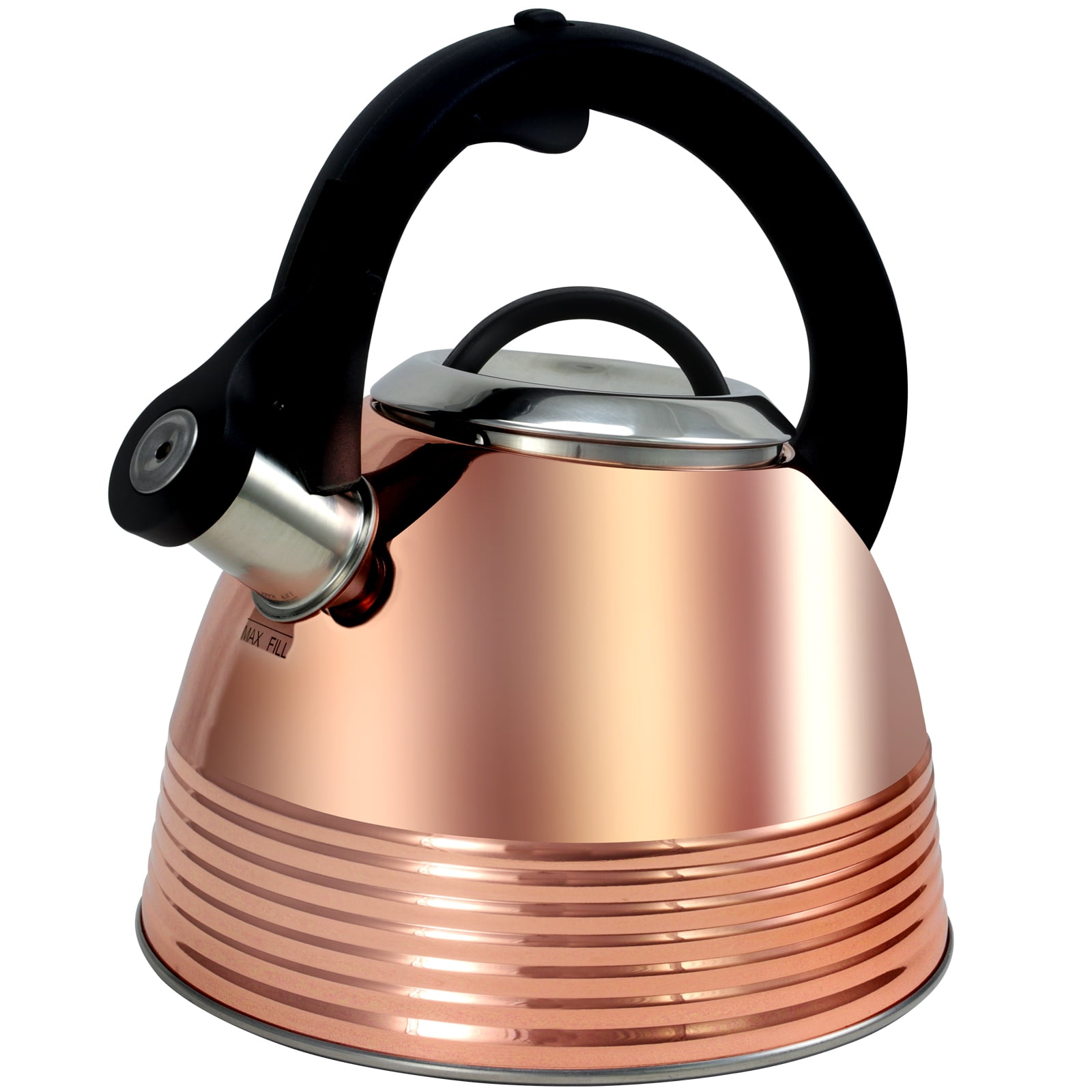 2 4 Qt Tea Kettle Copper Plated Walmart Walmart