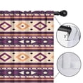 thumbnail image 3 of Blackout Kids Curtains,Teal Triangular and Diamond Shaped Geometric Boho Childrens Insulated Curtains Set Of 2,Bedroom Essentials,Toddler Room Decor 52x84in(132x213cm), 3 of 3