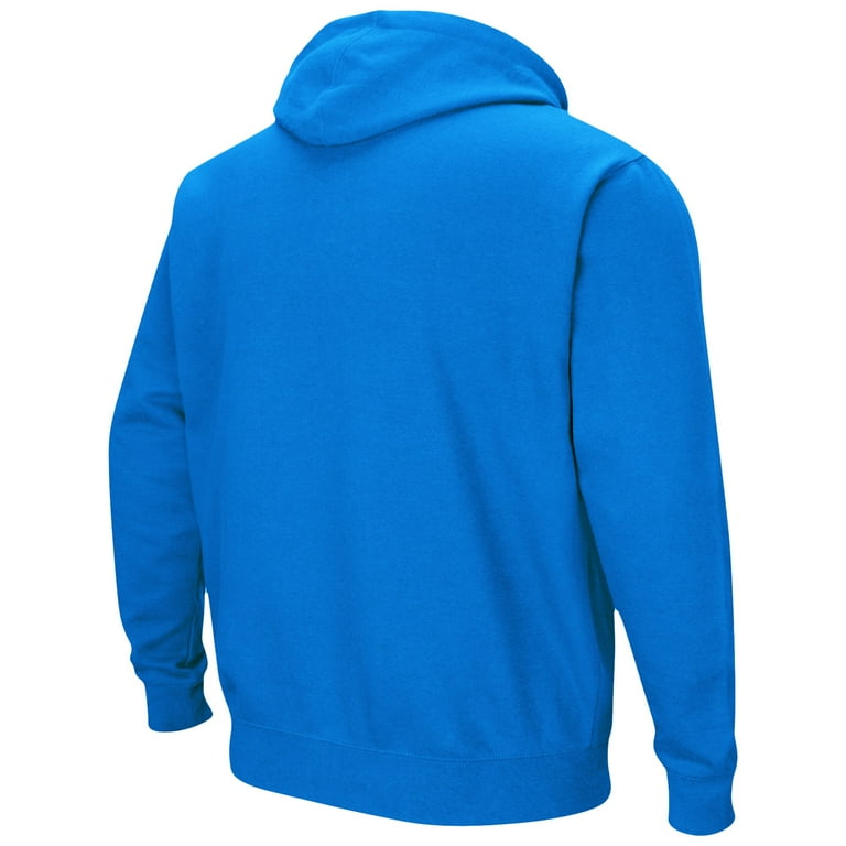 Men s Colosseum Blue UCLA Bruins Arch Logo 3.0 Pullover Hoodie