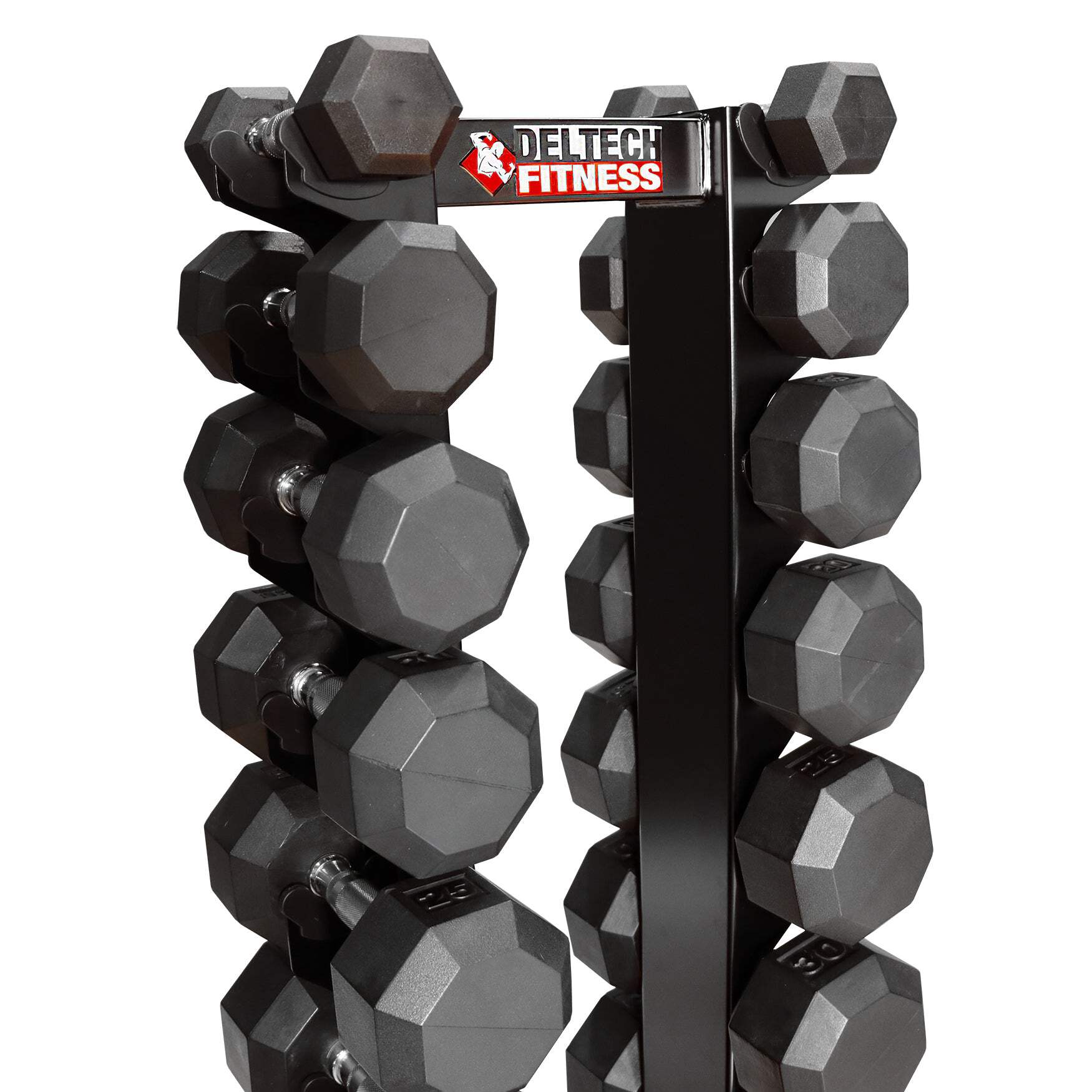 8 Pair Vertical Dumbbell Rack (DF5200) by Deltech Fitness