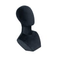 thumbnail image 3 of Organizador de busto de maniquí para joyería, centro comercial, auriculares, soporte de exhibición de pelucas negro, 3 of 9