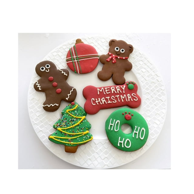 Christmas Dog Cookie Gift Box Delicious Handmade Christmas Gift for