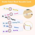 thumbnail image 5 of Daily Schedule Pocket Chart Black Schedule Pocket Chart for Classroom Schedule Pockets Charts Classroom Schedule Cards 13+1 Pockets with 18 Double Sided Reusable Card for Classroom Home Office 13, 5 of 9