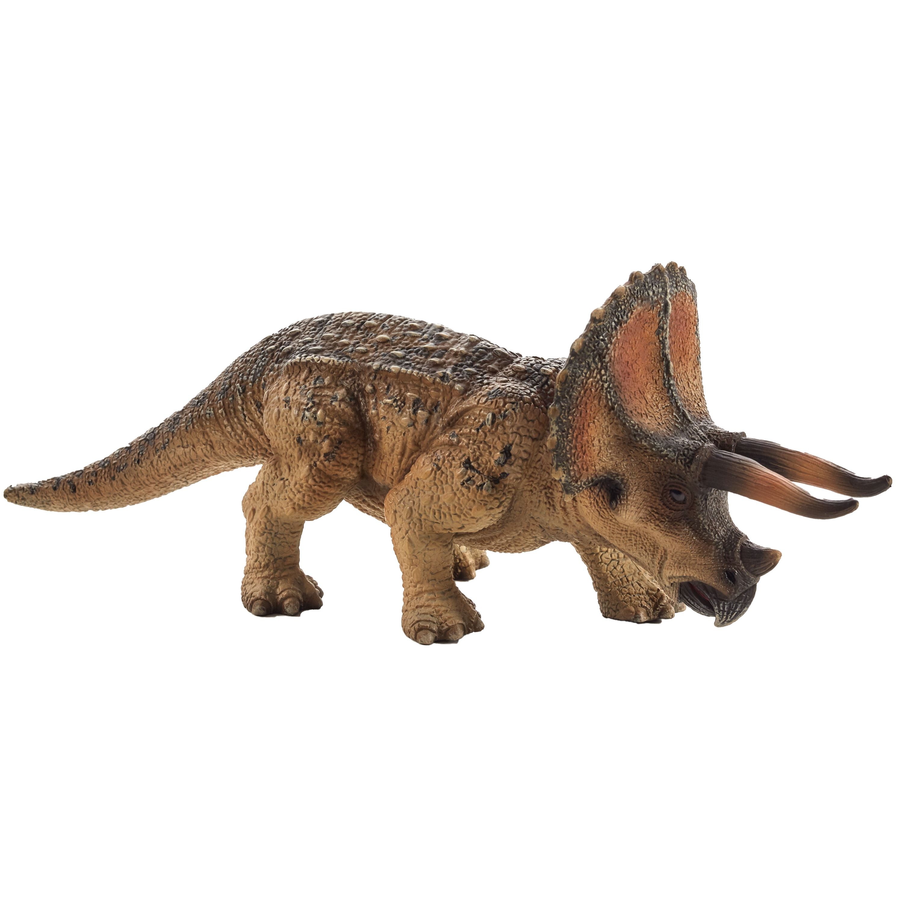 MOJO Brown Triceratops Dinosaur Figure 381017 NEW 