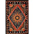 thumbnail image 2 of Tapiz de pared indio con pintura de colores hippies psicodélicos de gran tamaño, tapiz para decoración del hogar, manta para colgar en la pared, mantel de algodón para yoga, 130 × 150 cm,, 2 of 6