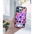 thumbnail image 5 of FINCIBO Soft Rubber Protector Cover Case for Apple iPhone 13 Pro 6.1" 2021 (NOT FIT Apple iPhone 13 mini 5.4" 2021/iPhone 13 6.1" 2021/iPhone 13 Pro Max 6.7" 2021), Nebula Tile, 5 of 5