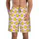 thumbnail image 1 of Fotbe Ducks And Pink Heart Trajes de Baño Estampados para Hombre, Shorts de Verano de Secado Rápido, Ropa de Playa, Bañadores-Medium, 1 of 6