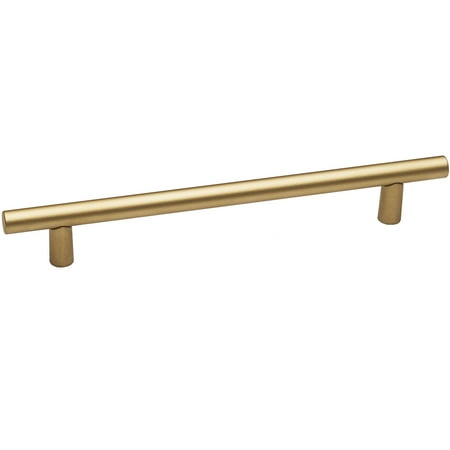 Black Alno A2802-8 Vita Bella 8 Center To Center Modern Smooth Bar Cabinet Bar Handle / Drawer