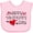 AD-Pink, variant on Inktastic Happy Valentines Day Red Hearts and Arrow Boys or Girls Baby Bib