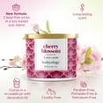 thumbnail image 4 of Bodycology Cherry Blossom Scented 3-Wick Soy Candle, 14.5 oz, 4 of 8